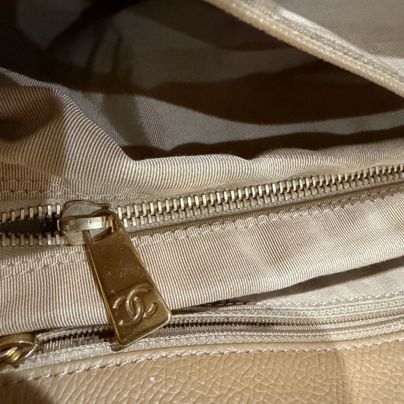Vintage Chanel Exec Cerf Tote caviar beige - Picture 8 of 15